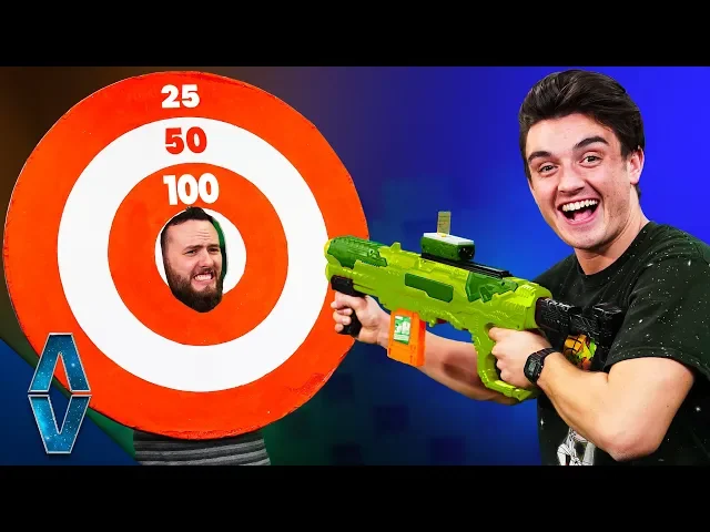 nerf human target challenge!